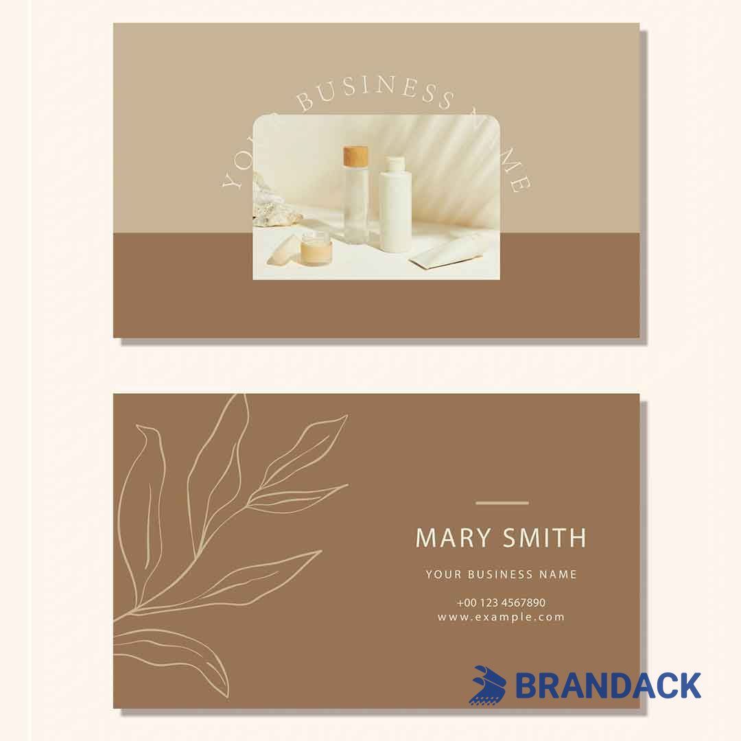 business card layout