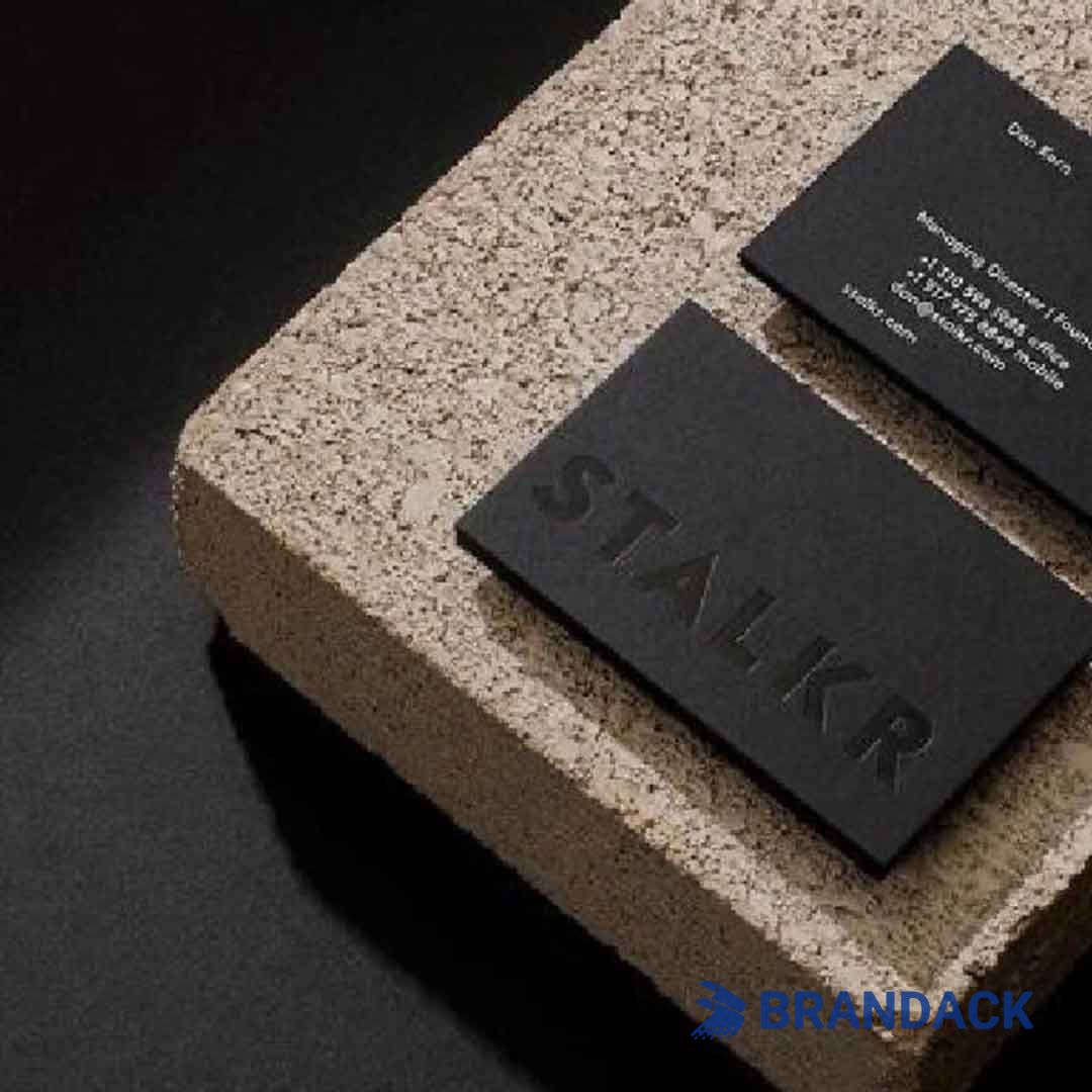 custom embossed cards