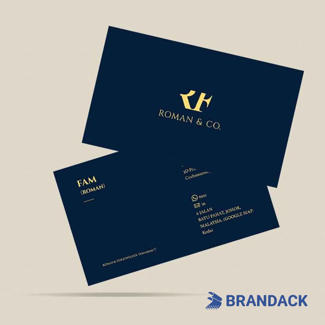 custom embossed business cards