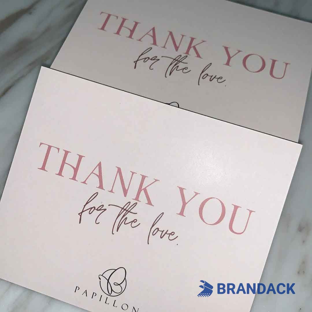 custom thank you cards for business
