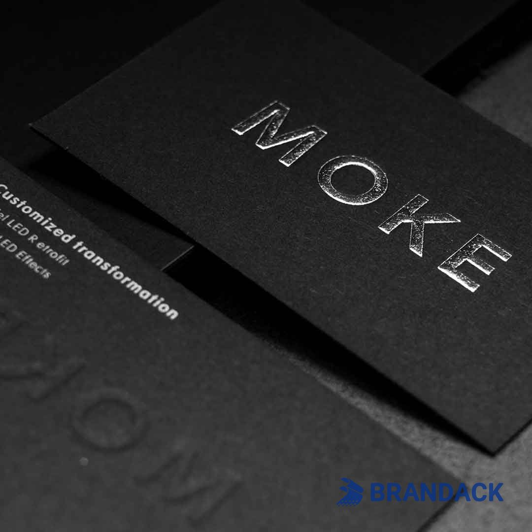 embossed business cards