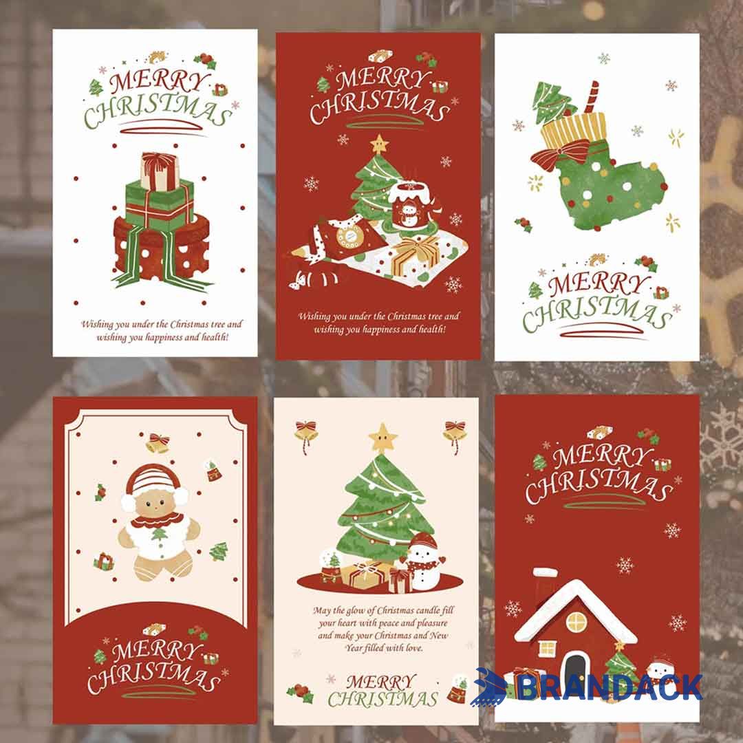 modern business christmas cards