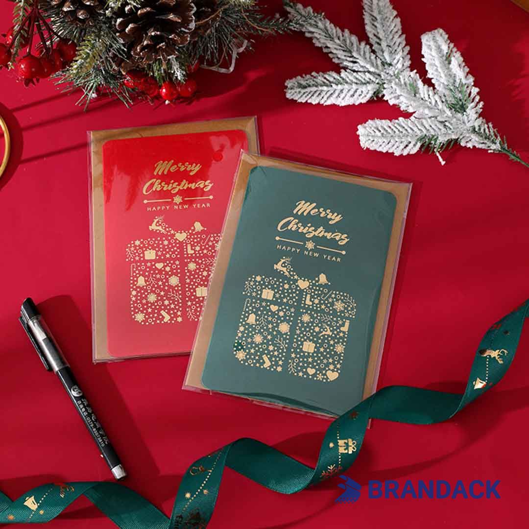 modern business christmas cards