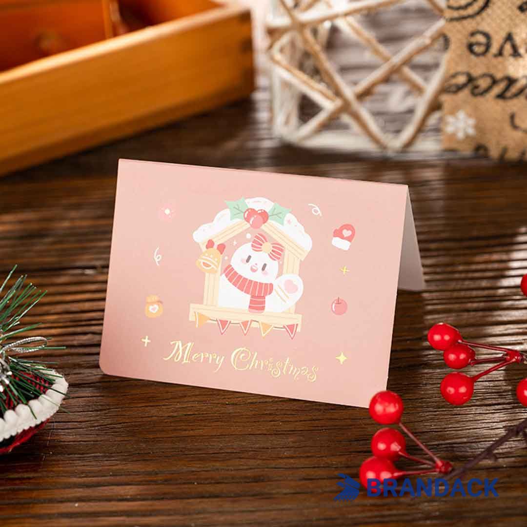 business custom christmas cards