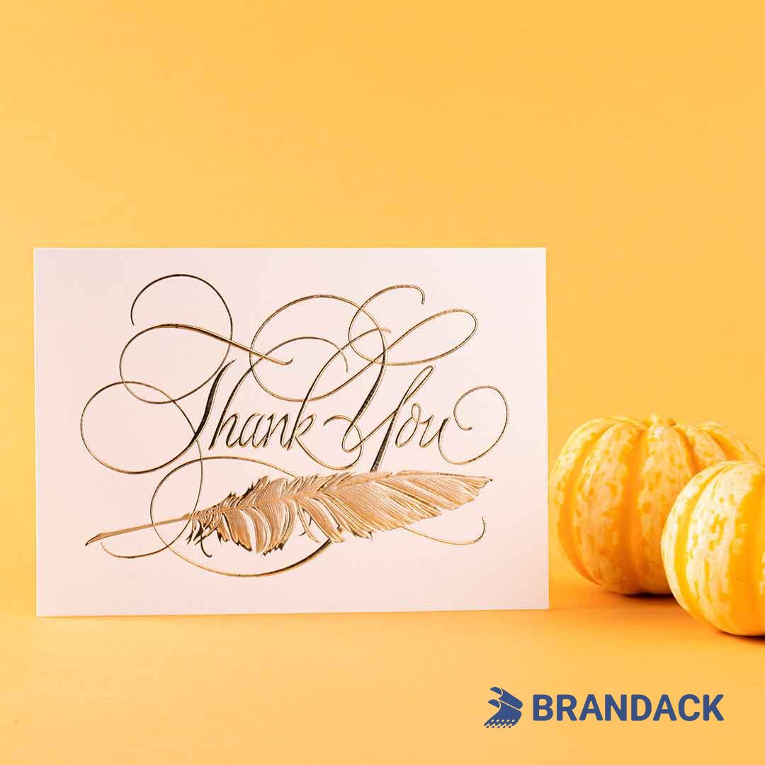 Custom Happy Thanksgiving Greeting Cards for Business