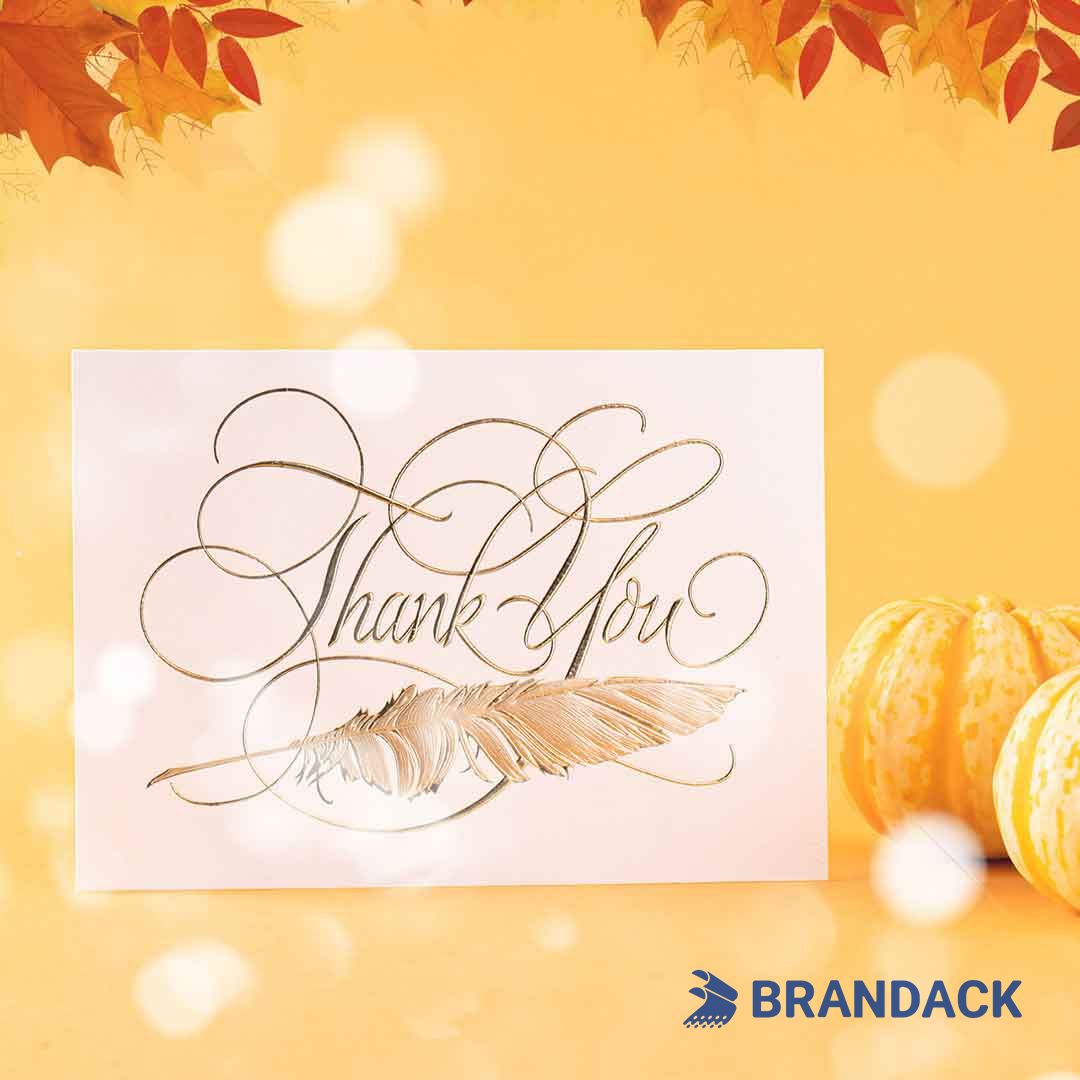 Custom Corporate Thanksgiving Cards with Design Service