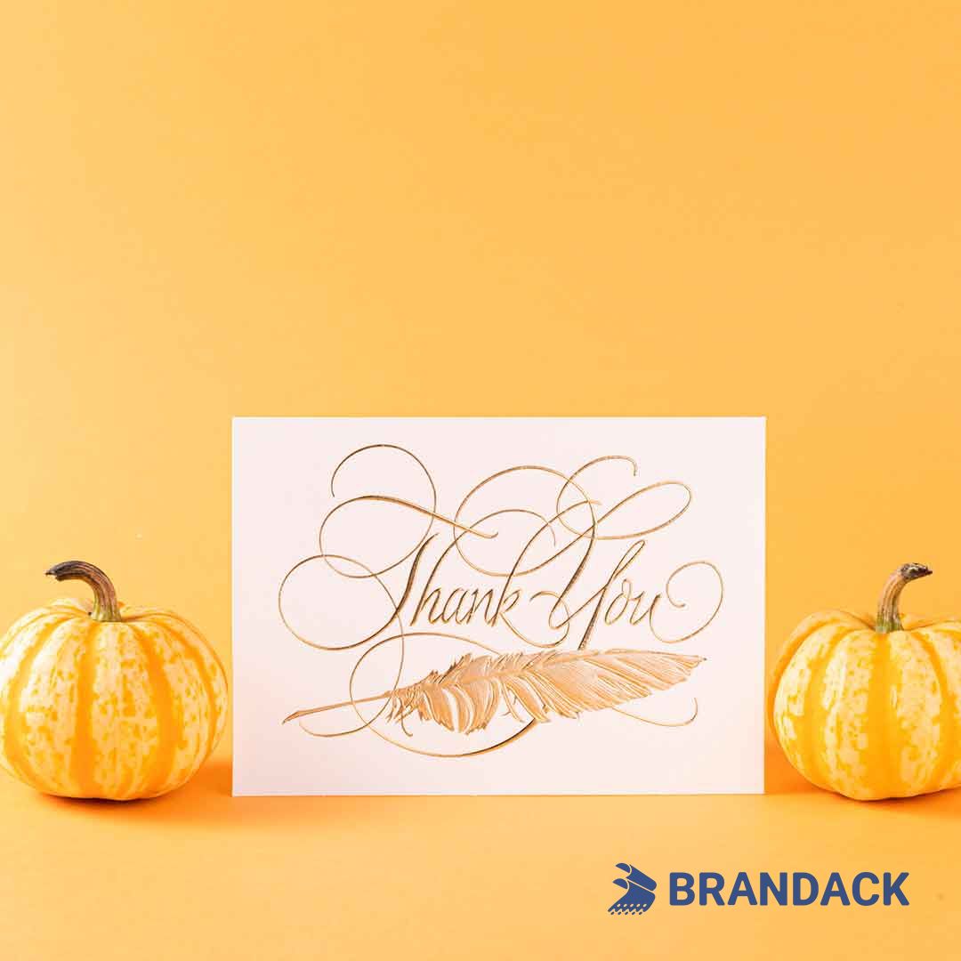 Custom Thanksgiving Cards for Business Tailored to Brand