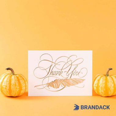 Custom Thanksgiving Cards for Business Tailored to Brand