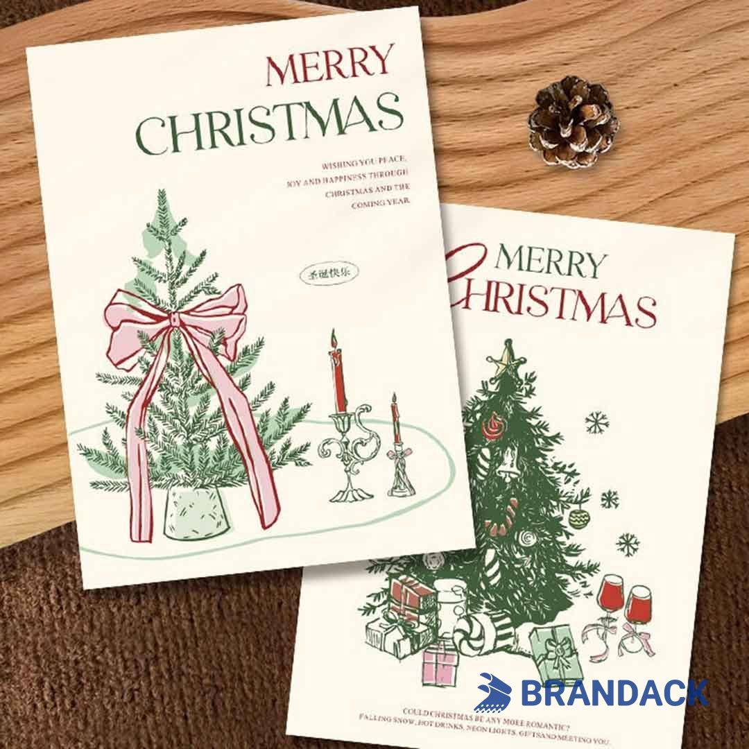 High-end Custom Business Christmas Cards to Stand Out