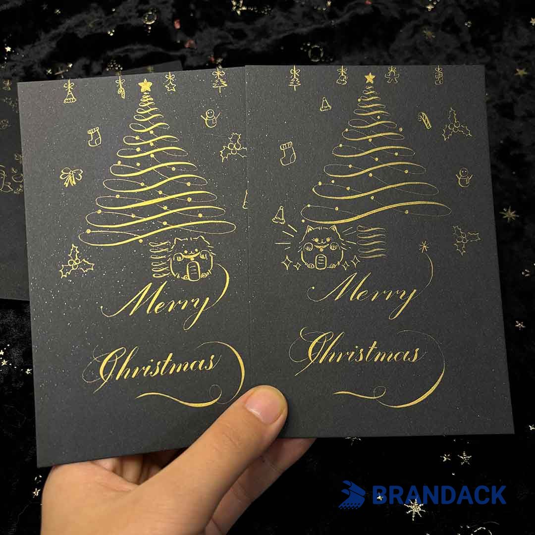 merry christmas greeting card