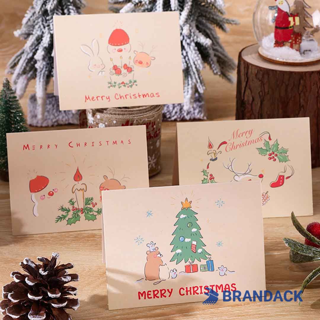 Bulk Christmas Card Printing Company with Design Service