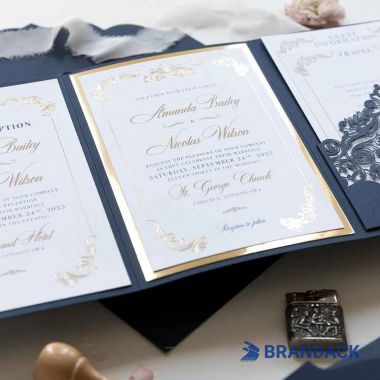 Custom Personalized Happy Holiday Greeting Cards for Business