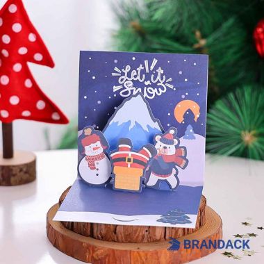 Design and Print Your Own Pop Up Christmas Cards for Business