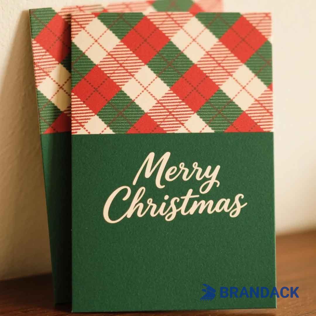 company christmas cards with logo