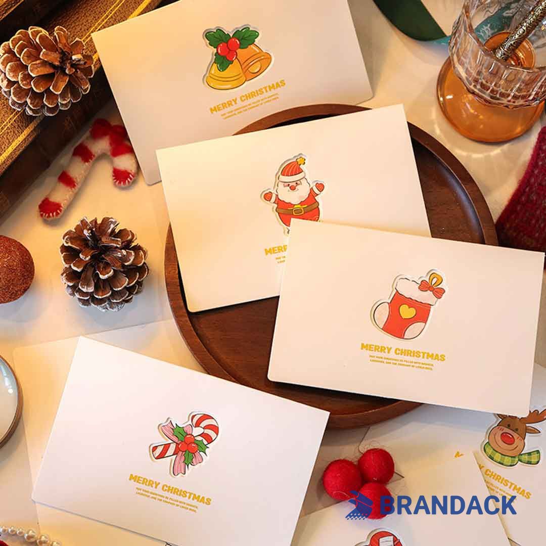 business holiday cards with logo