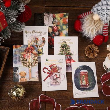 Custom Unique Holiday Thank You Business Christmas Cards