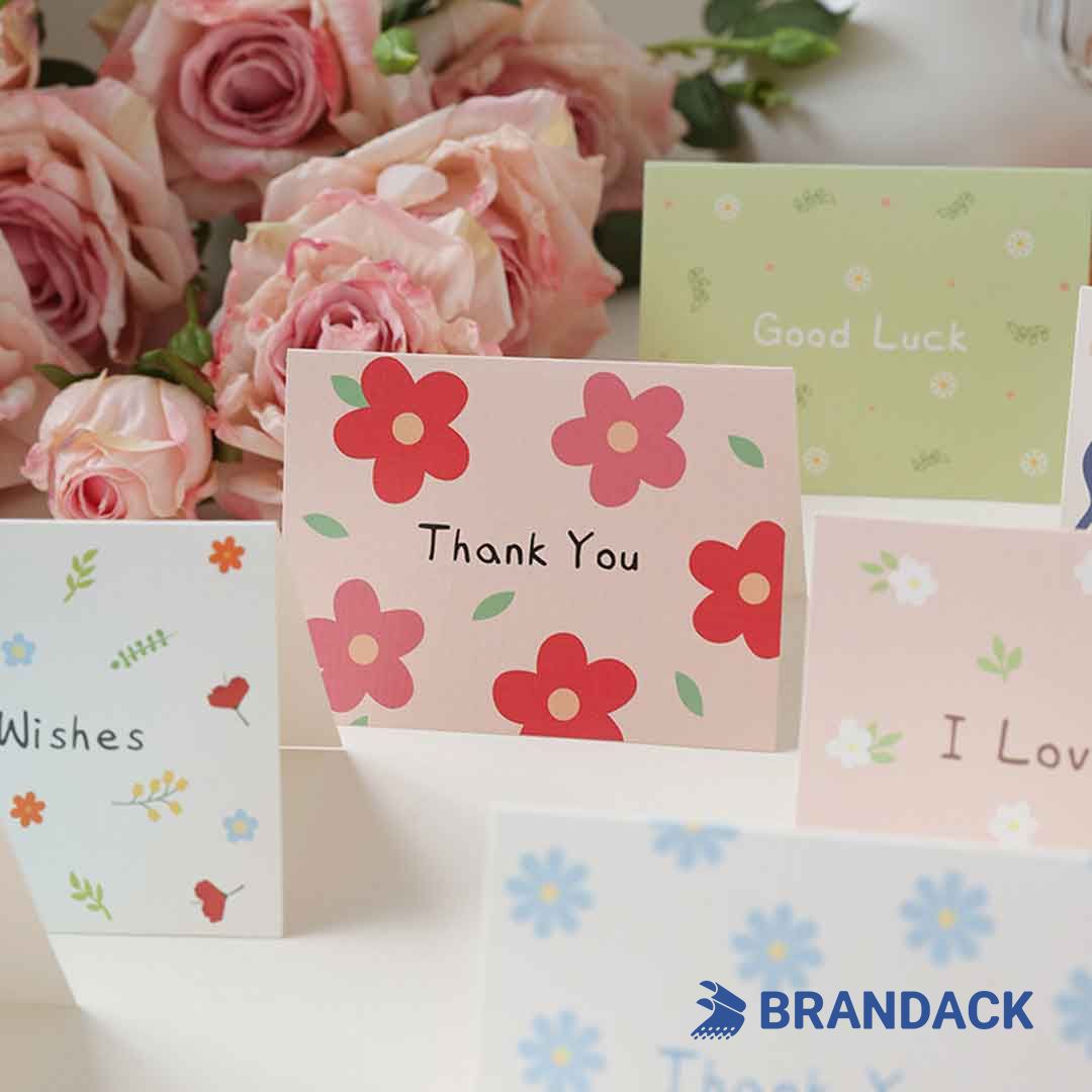 Custom Folded Holiday Greeting Cards Printing with Design Service