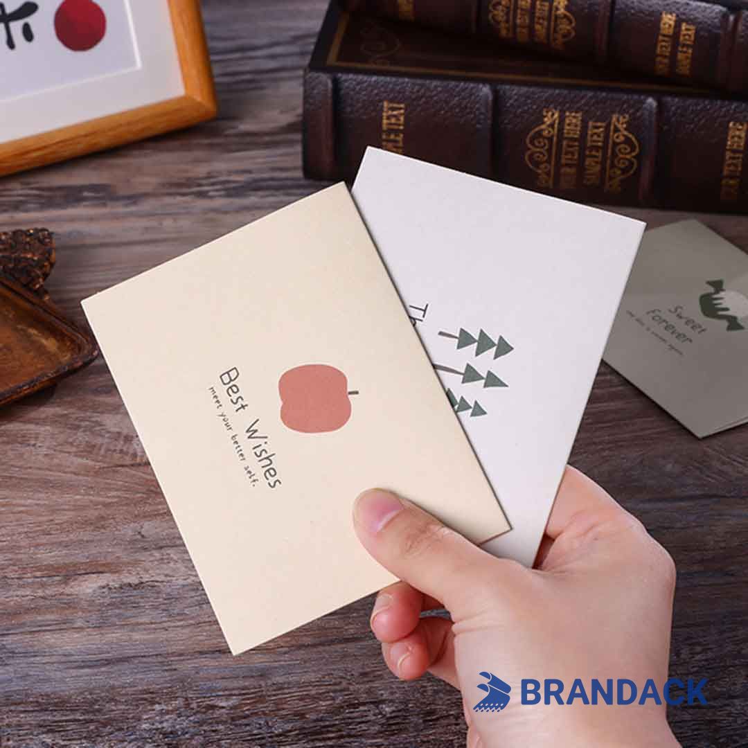 custom printed 5x7 folded cards