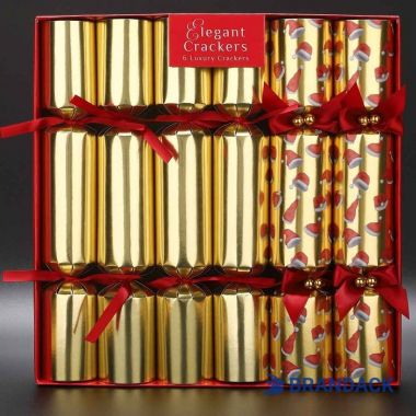 Custom Funny Adult Christmas Party Crackers with Snap