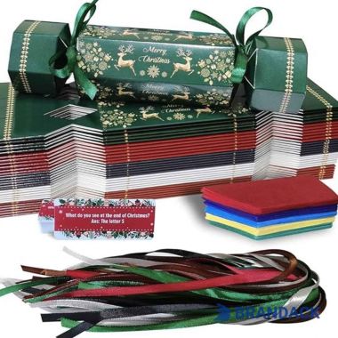 Bespoke Xmas Crackers with Games and Present Inside