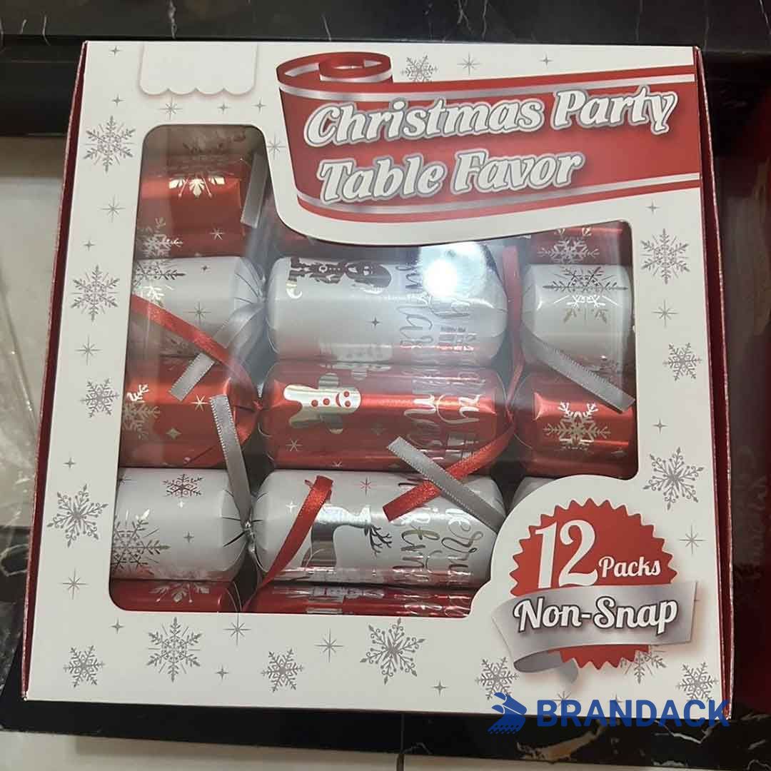 Custom Good Quality Personalised Christmas Popping Crackers