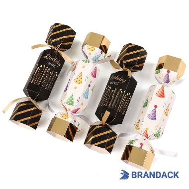 Custom Birthday Celebration Party Crackers with Design Service