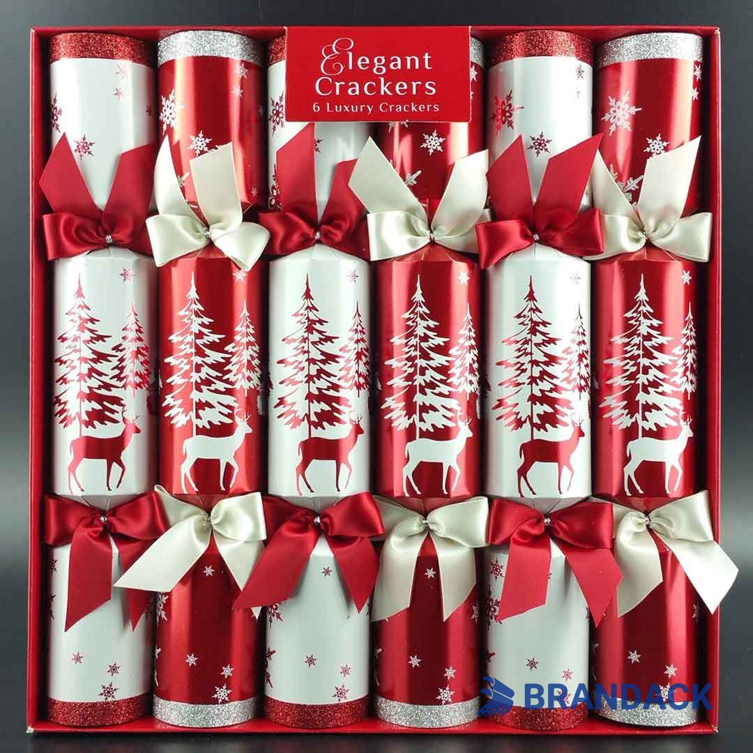 Custom Holiday Poppers Christmas Crackers Tailored to Brand