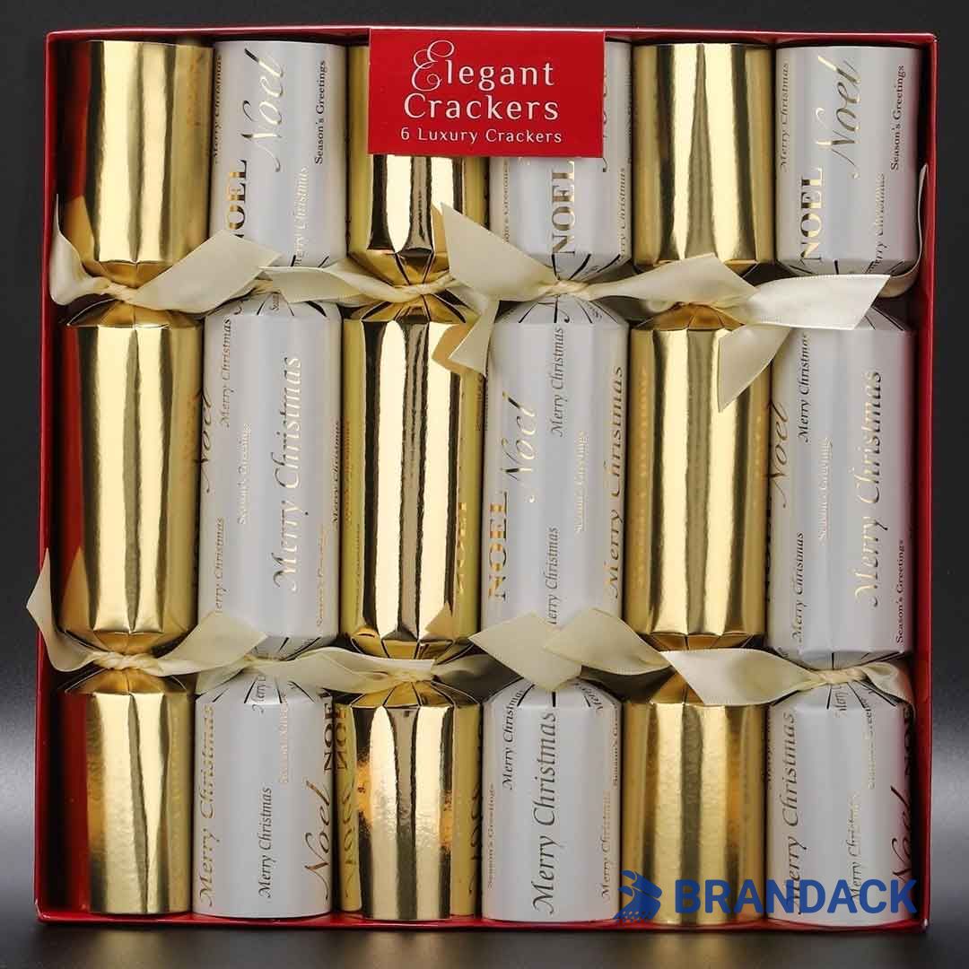 Custom Holiday Poppers Christmas Crackers with Design Services