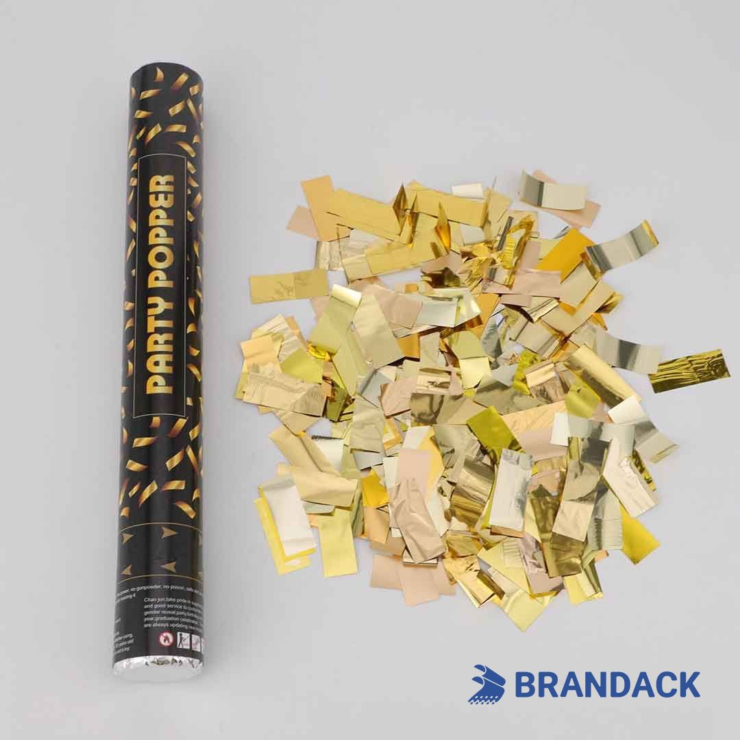 happy new year party poppers