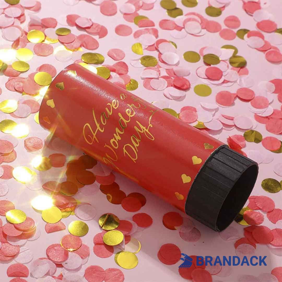 custom party poppers