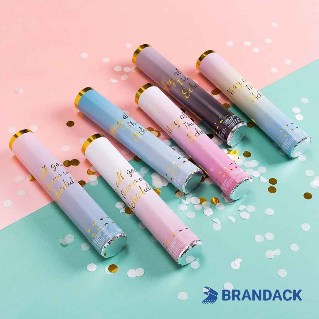 custom party poppers