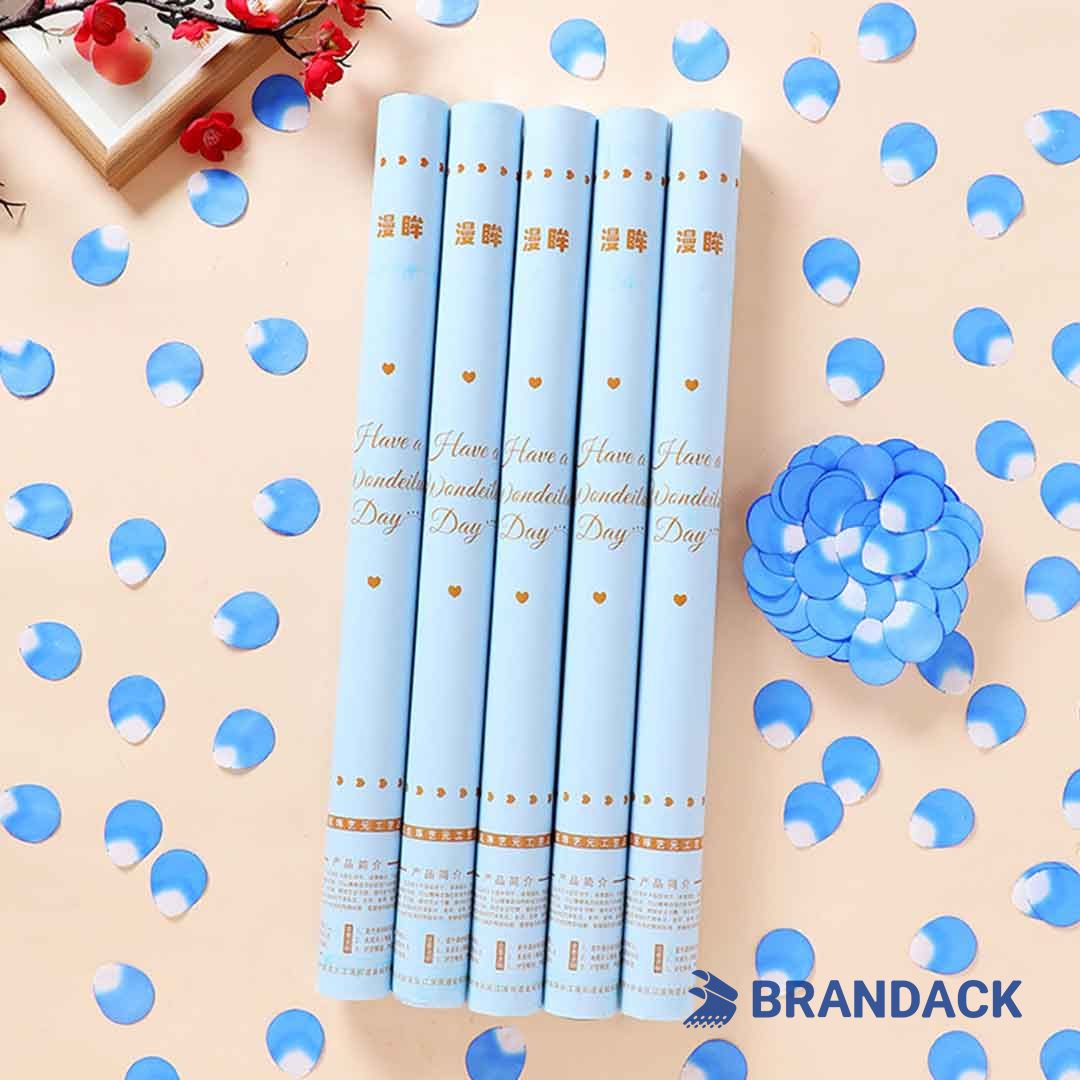 gold confetti cannon