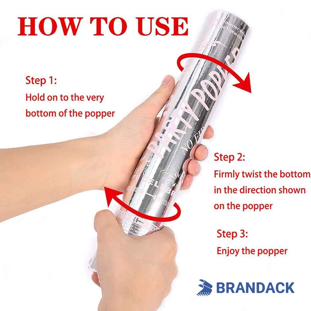 gold confetti cannon