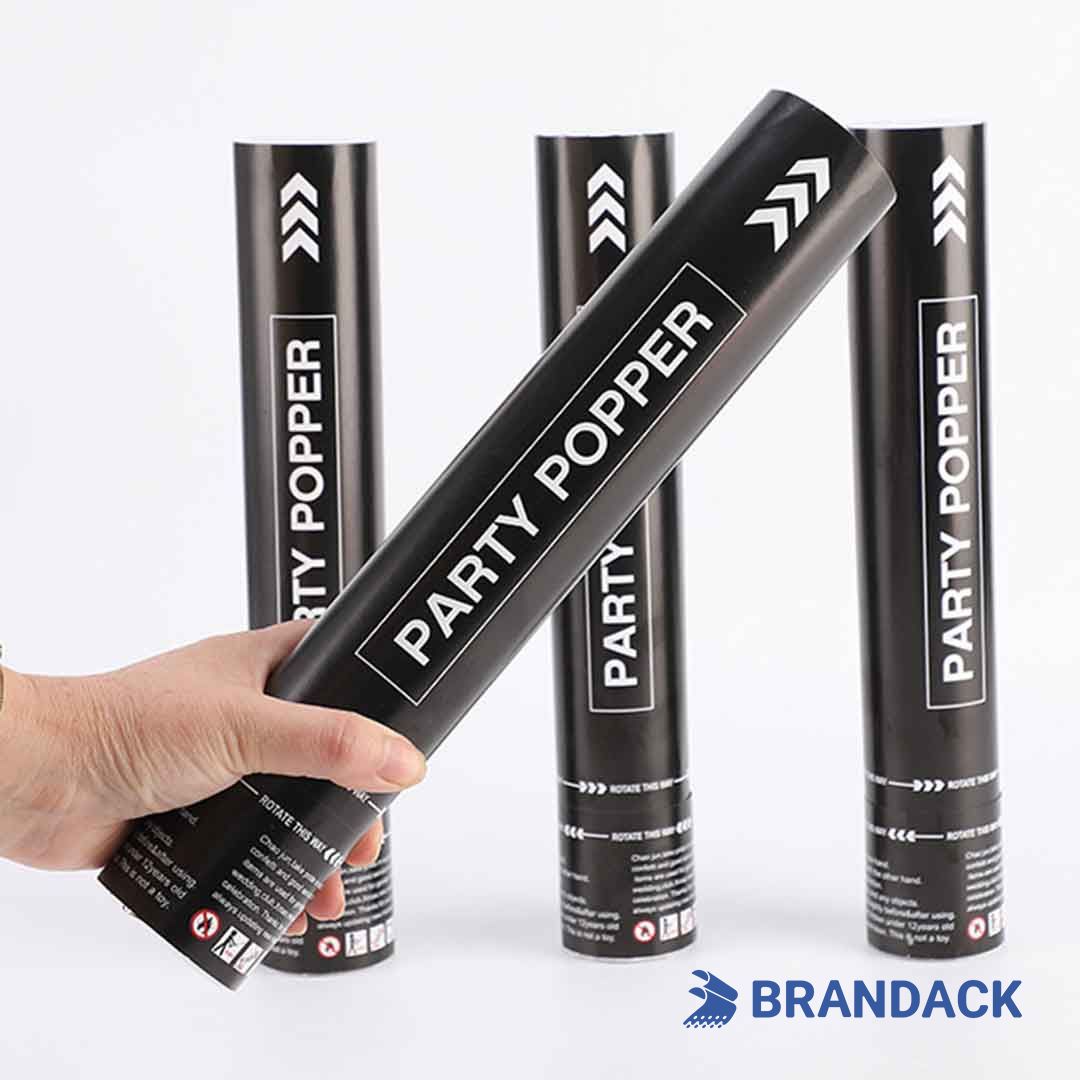 Custom Biodegradable Hand Confetti Cannon with Logo