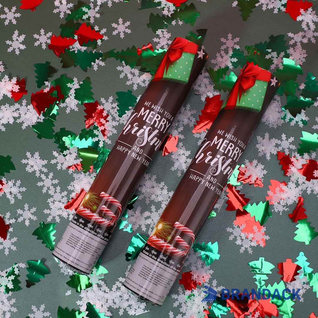 christmas confetti poppers