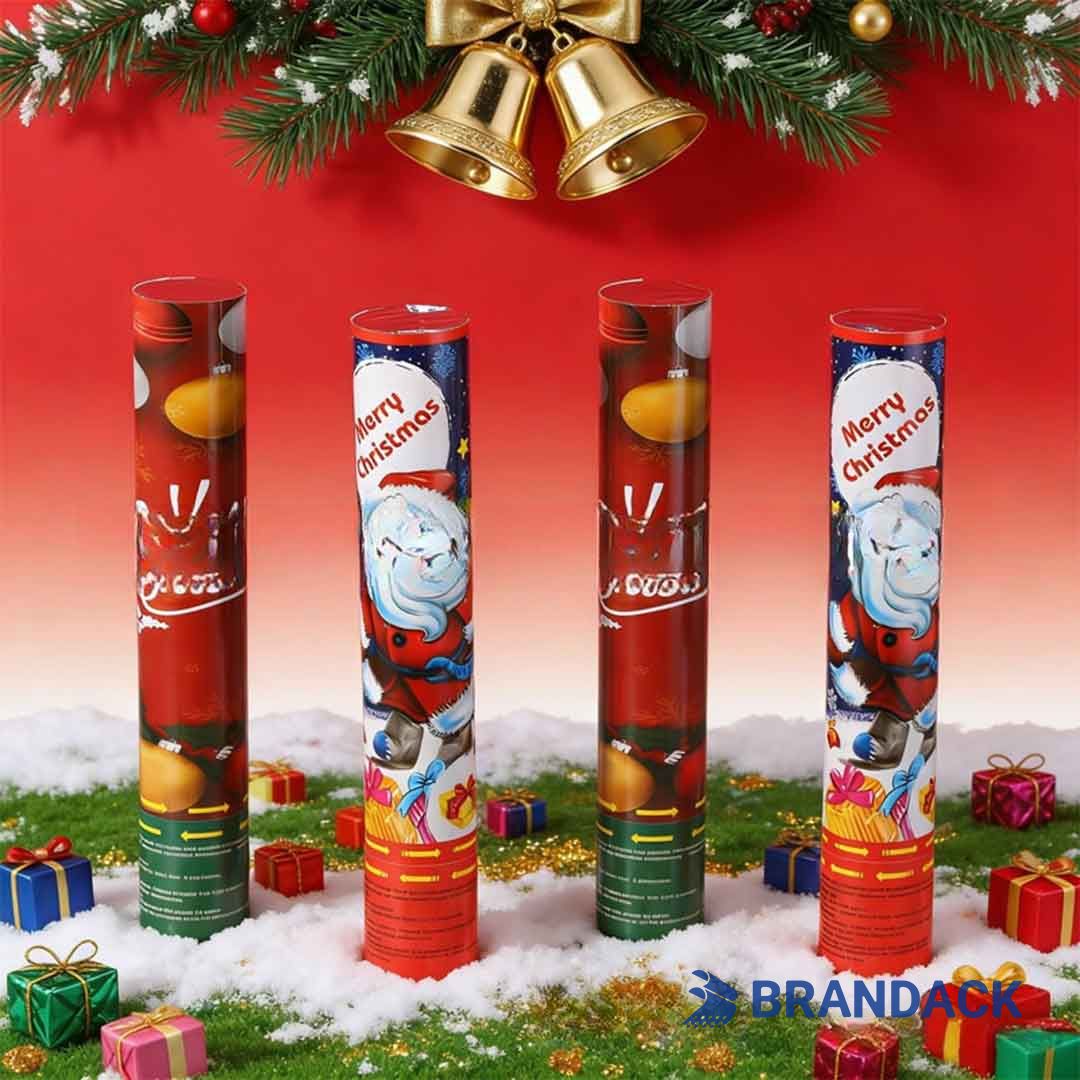 Custom Party Poppers for Christmas to Stand Out on Shelves