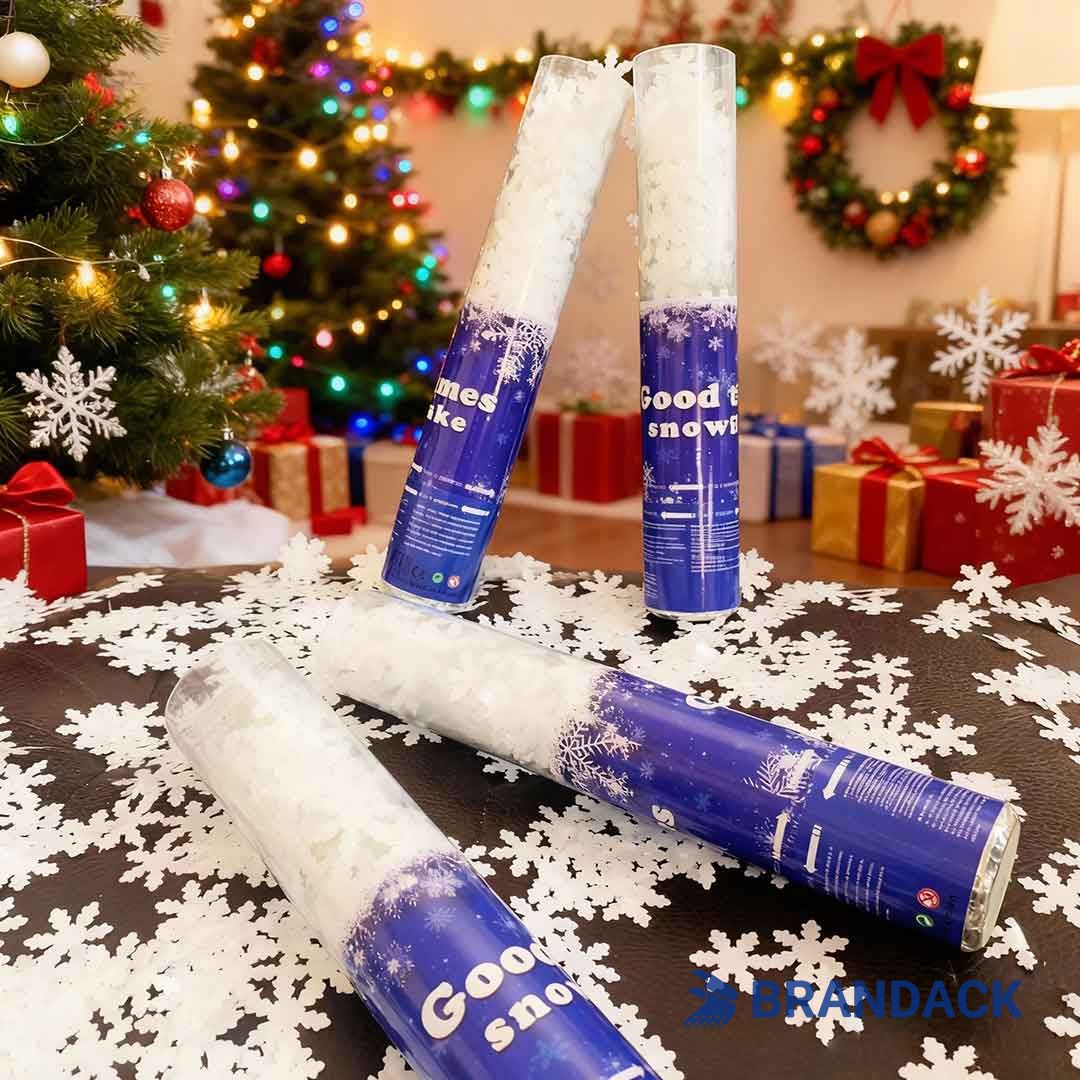 christmas eve snow popper