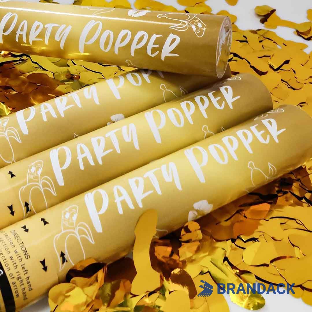 confetti party poppers