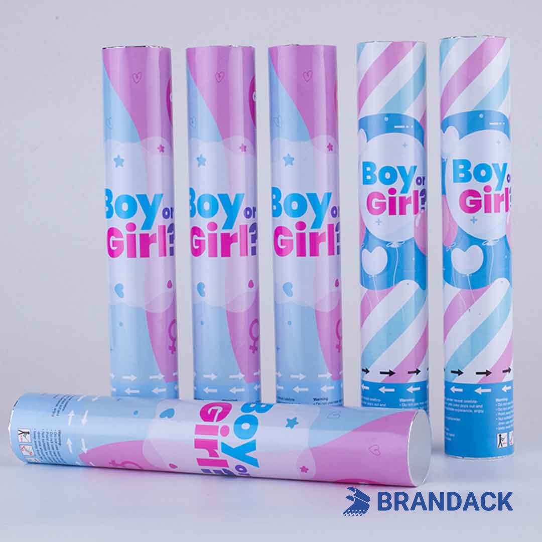 blue gender reveal cannon