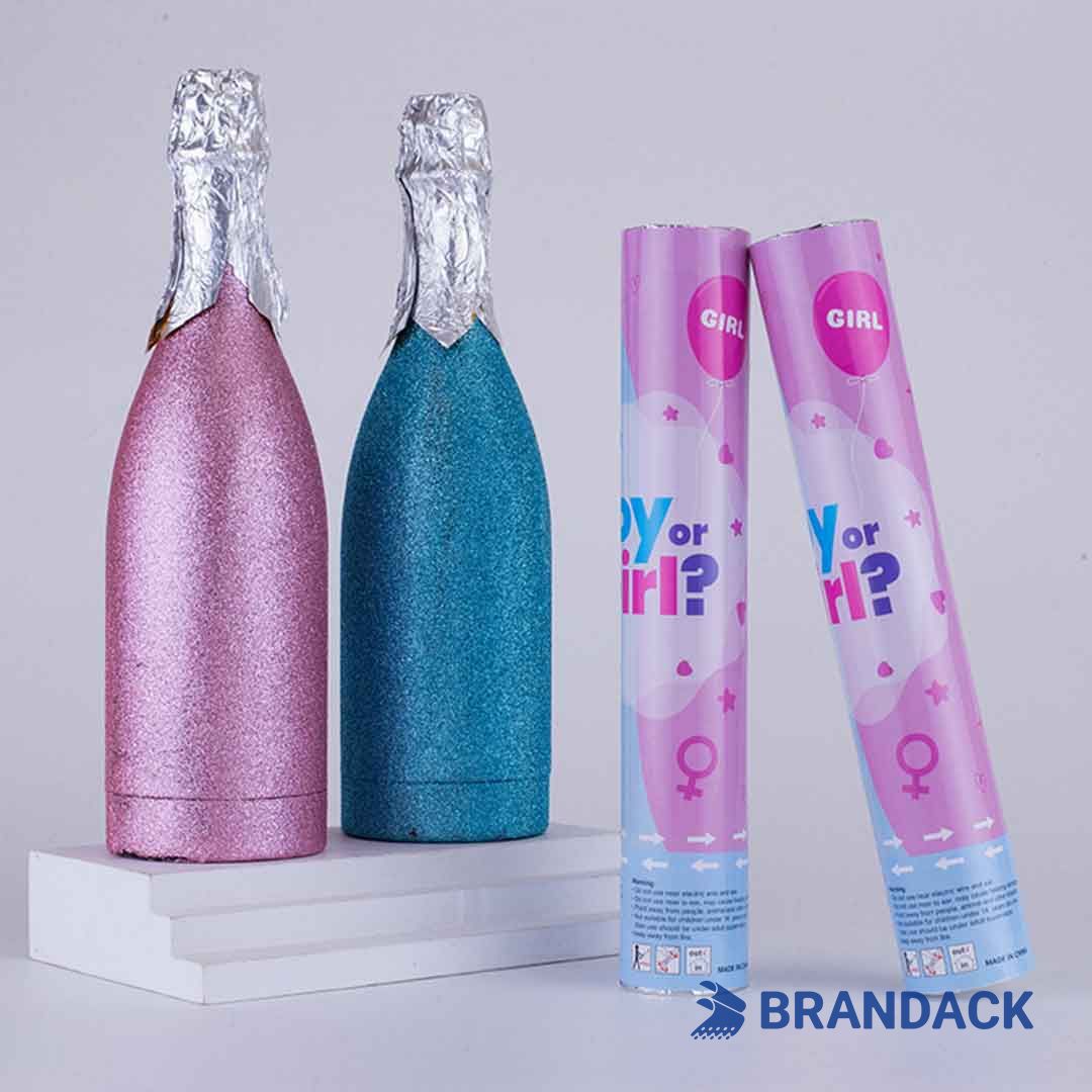 pink confetti gender reveal