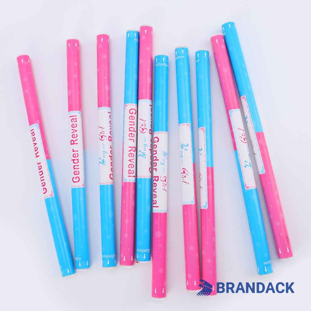 blue gender reveal confetti cannon