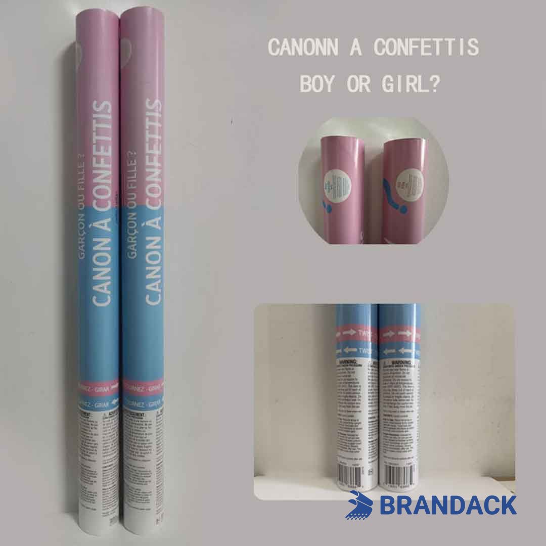 pink confetti gender reveal
