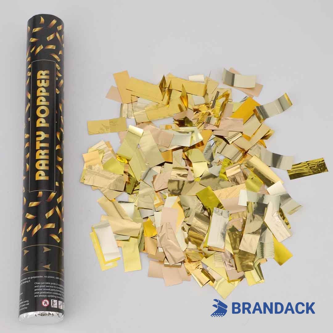 happy new year party poppers