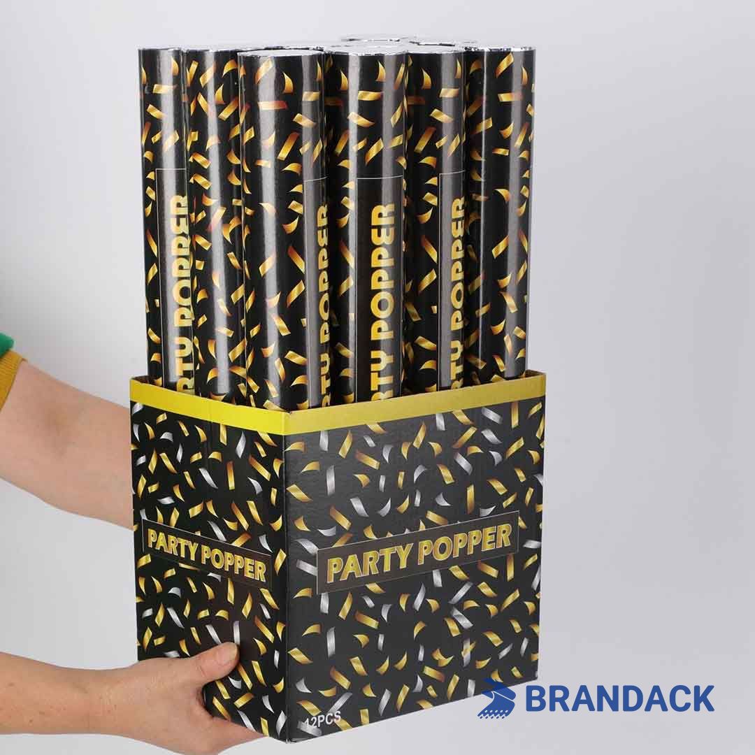 new year confetti popper