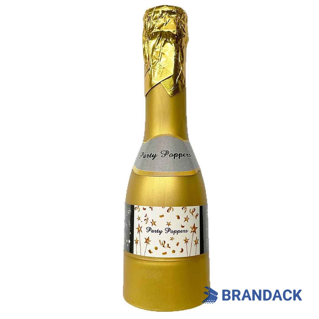 Champagne Confetti Party Poppers Custom with Design Service