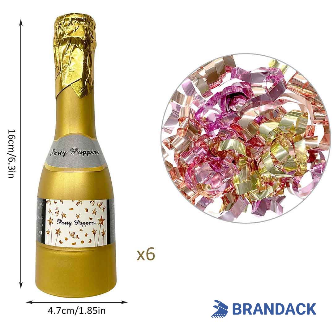 champagne confetti popper