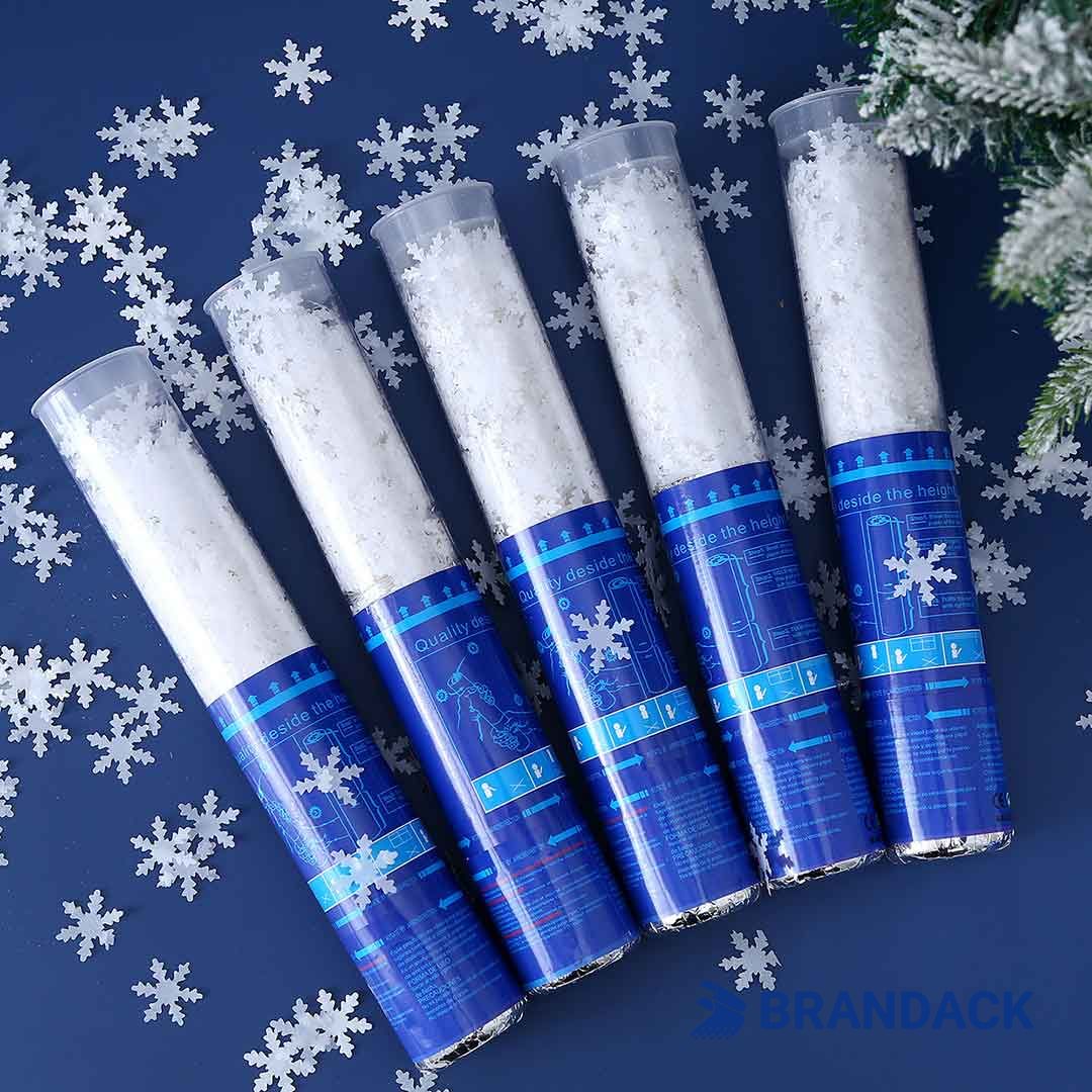 Custom New Years Confetti Poppers Tailored to Brand