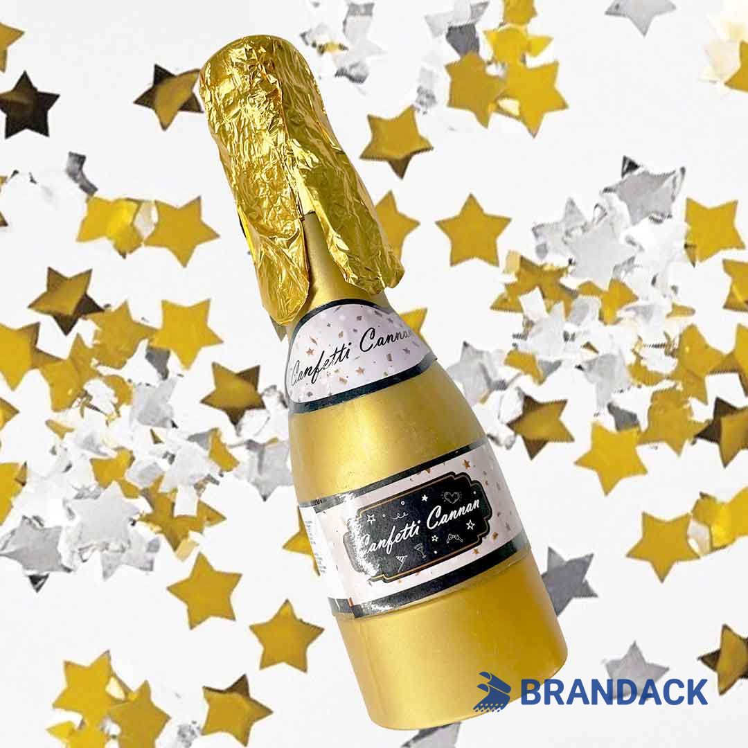 champagne bottle party popper