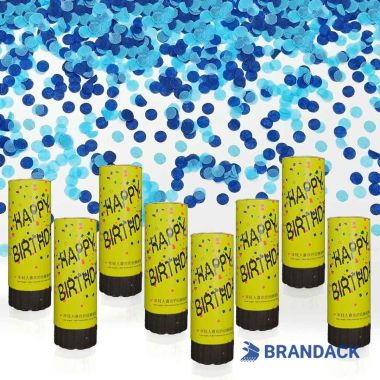 Birthday Party Confetti Poppers Custom with Design Service