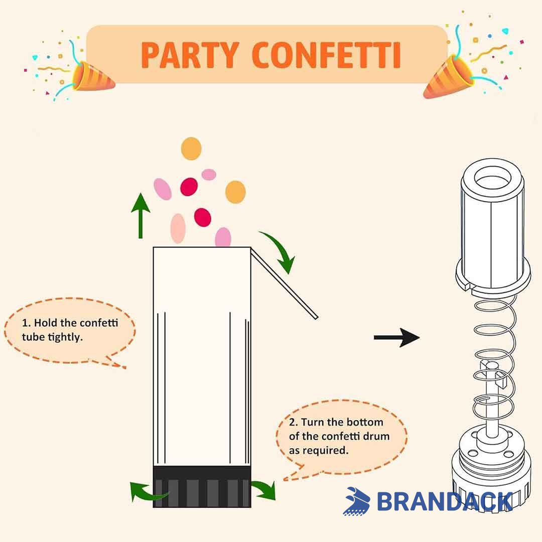birthday confetti poppers
